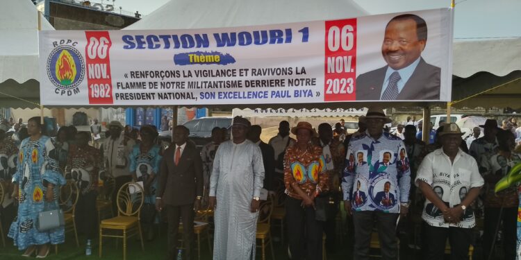 06 Novembre à Douala : La Section RDPC Wouri 1 célèbre les 41 ans de pouvoir de Paul Biya